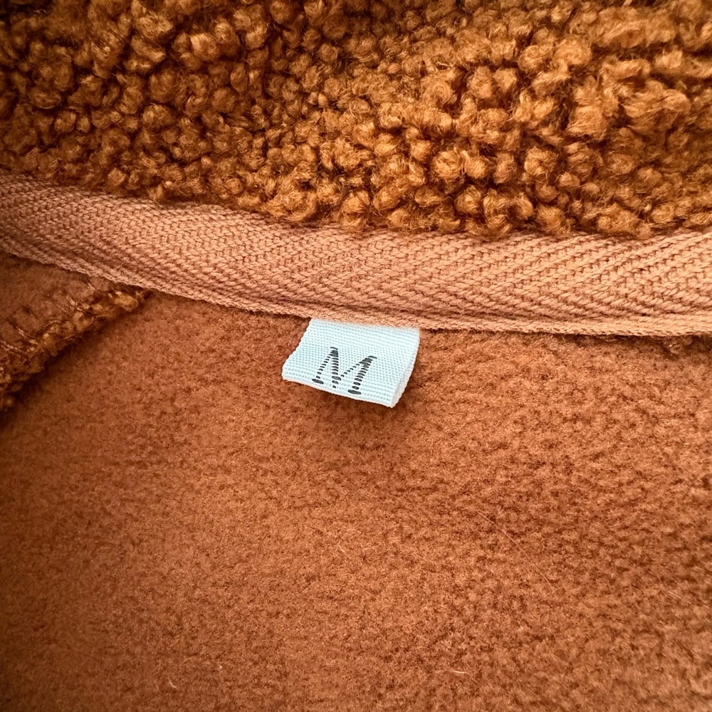 Warm Brown Teddy Jacket - Picture 4 of 8